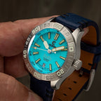 Ocean Crawler Dream Diver 2025 - Rip Tide Aqua — 41mm Automatic Dive Watch