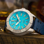 Ocean Crawler Dream Diver 2025 - Rip Tide Aqua — 41mm Automatic Dive Watch