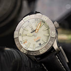 Ocean Crawler Dream Diver 2025 - Coastal Frost White — 41mm Automatic Dive Watch