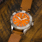 Ocean Crawler Dream Diver 2025 - Solar Flare Orange — 41mm Automatic Dive Watch