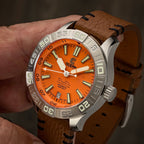 Ocean Crawler Dream Diver 2025 - Solar Flare Orange — 41mm Automatic Dive Watch