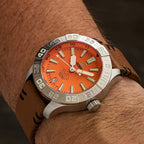 Ocean Crawler Dream Diver 2025 - Solar Flare Orange — 41mm Automatic Dive Watch
