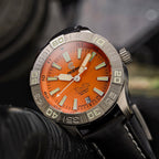 Ocean Crawler Dream Diver 2025 - Solar Flare Orange — 41mm Automatic Dive Watch
