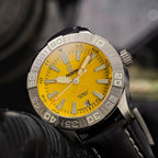 Ocean Crawler Dream Diver 2025 - Solar Shock Yellow — 41mm Automatic Dive Watch