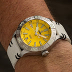 Ocean Crawler Dream Diver 2025 - Solar Shock Yellow — 41mm Automatic Dive Watch