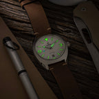 Ocean Crawler Field Crawler - White — 40mm Automatic Field Watch