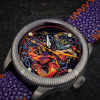 Ocean Crawler Leviathan - Ceramic-Enamel Dial (Limited Edition) — 44mm Automatic Dive Watch