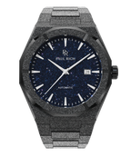 Paul Rich Frosted Star Dust II Black — 43mm Automatic or Quartz Dress Watch