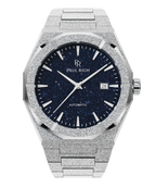Paul Rich Frosted Star Dust II Silver — 43mm Automatic or Quartz Dress Watch