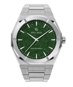 Paul Rich Star Dust II Silver Green — 43mm Automatic or Quartz Dress Watch